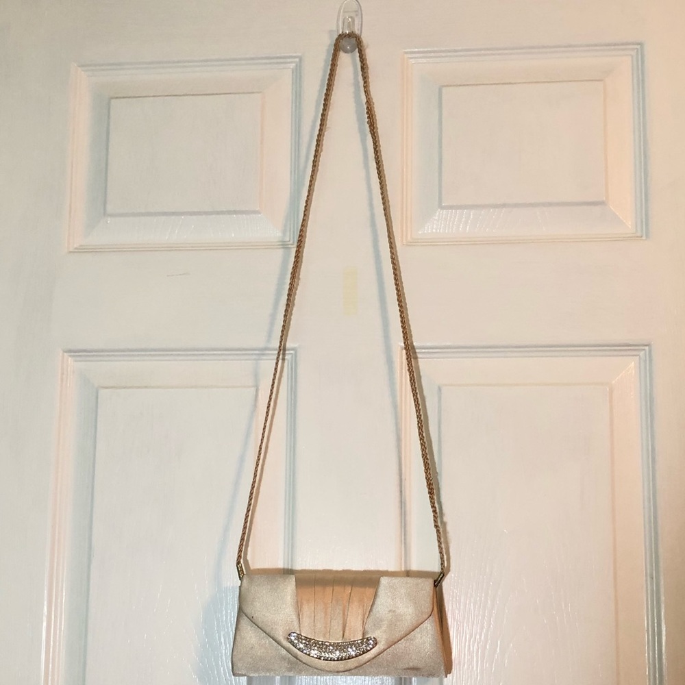 Blush pink clutch purse